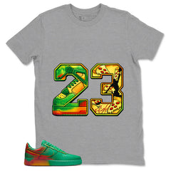 Number 23 Legend Shirt - Match Air Force 1 Stadium Green Crimson
