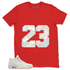 Number 23 MJ Shirt - Match Air Jordan 3 Spring is In The Air