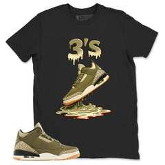 Olive Family Affair 3s Zadago Shirt 3's Dripping Graphic