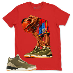 Olive Family Affair 3s Zadago Shirt Ball Time Graphic