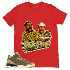Olive Family Affair 3s Zadago Shirt Daaamn Sneaker Graphic