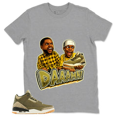 Olive Family Affair 3s Zadago Shirt Daaamn Sneaker Graphic