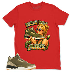 Olive Family Affair 3s Zadago Shirt Kiss My Airs Graphic