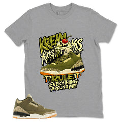Olive Family Affair 3s Zadago Shirt Kream Kicks Graphic