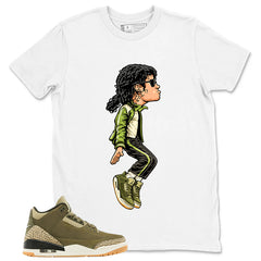 Olive Family Affair 3s Zadago Shirt M.Jackson Tiptoe Graphic