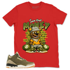 Olive Family Affair 3s Zadago Shirt Save That Money Graphic