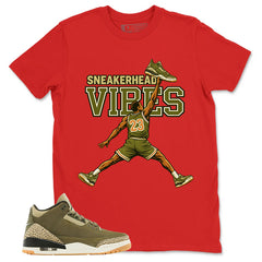 Olive Family Affair 3s Zadago Shirt Sneakerhead Vibes Graphic