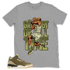 Olive Family Affair 3s Zadago Shirt The Greatest Of All Time Graphic