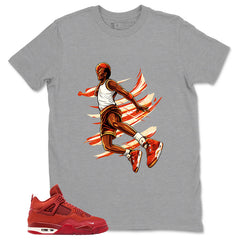 Orange Brick By Brick 4s Zadago Shirt Air Ball Graphic