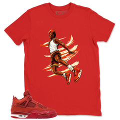 Orange Brick By Brick 4s Zadago Shirt Air Ball Graphic