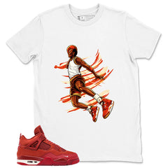 Orange Brick By Brick 4s Zadago Shirt Air Ball Graphic
