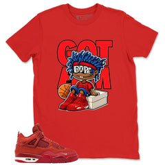 Orange Brick By Brick 4s Zadago Shirt Got 'Em Dope Graphic