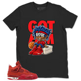 Orange Brick By Brick 4s Zadago Shirt Got 'Em Dope Graphic
