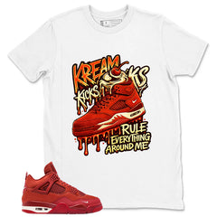 Orange Brick By Brick 4s Zadago Shirt Kream Kicks Graphic