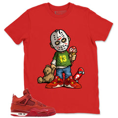 Orange Brick By Brick 4s Zadago Shirt Little Jason Graphic