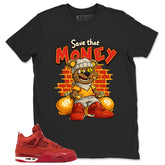 Orange Brick By Brick 4s Zadago Shirt Save That Money Graphic