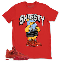 Orange Brick By Brick 4s Zadago Shirt Shiesty Pooh Graphic