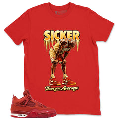 Orange Brick By Brick 4s Zadago Shirt Sicker MJ Graphic
