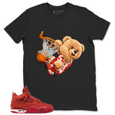Orange Brick By Brick 4s Zadago Shirt Slam Dunk Bear Graphic