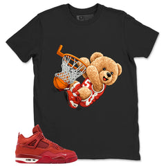 Orange Brick By Brick 4s Zadago Shirt Slam Dunk Bear Graphic