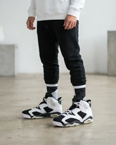 Oreo Socks ā Air Jordan 6 Inspired Mid-Calf Unisex Crew Socks