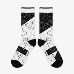 Oreo Socks – Air Jordan 6 Inspired Mid-Calf Unisex Crew Socks