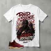 Paid In Silence Graphic Tee - Shirt To Match Air Jordan 3 Bin23