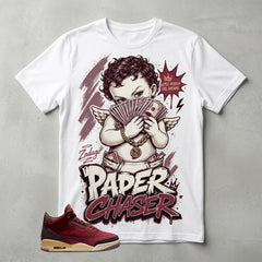 Paper Chaser Angel Graphic Tee - Shirt To Match Air Jordan 3 Bin23