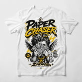 Paper Chaser Angel White Graphic T-shirt