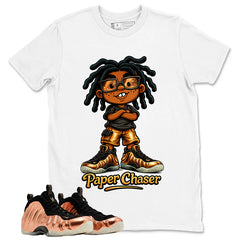 Paper Chaser Graphic Tee, Shirt to Match Air Foamposite One Copper, Air Foamposite Unisex Black Shirt