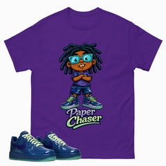 Paper Chaser Graphic Tee, Shirt to Match Air Force 1 Mystic Navy, Air Force 1 Unisex Shirt