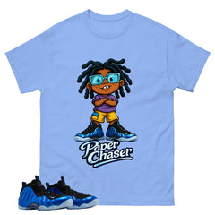 Paper Chaser Shirt - Match Air Foamposite One Royal