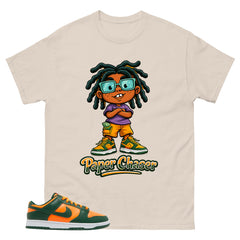 Paper Chaser Shirt - Match Green Dunk Low Miami Hurricanes