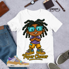 Paper Chaser Shirt - Match Union LA x Air Jordan 4 Desert Moss