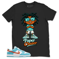 Paper Chaser Shirt - Match White Dunk Low Miami Dolphins