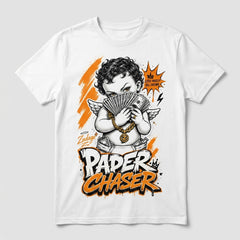 Paper Chaser White Graphic T-shirt v2