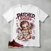 Patched Angel Graphic Tee - Shirt To Match Air Jordan 3 Bin23