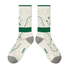 Pine Green Skate Match Socks – Jordan 4 Inspired Mid-Calf Crew Socks