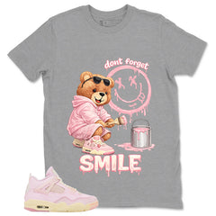 Pink Iced Carmine 4s Zadago Shirt Don't Forget Smile Graphic