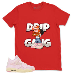 Pink Iced Carmine 4s Zadago Shirt Drip Gang Graphic