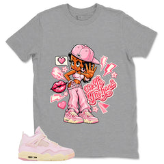 Pink Iced Carmine 4s Zadago Shirt Talk To The Hand Graphic