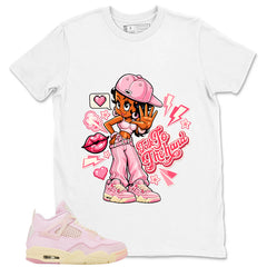 Pink Iced Carmine 4s Zadago Shirt Talk To The Hand Graphic