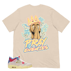 Pray For My Enemies Shirt - Match Union LA x Air Jordan 4 Guava Ice