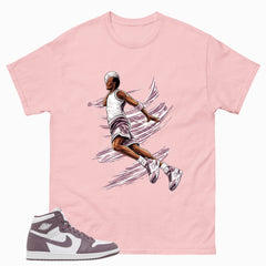 Purple Mauve 1s Zadago Shirt Air Ball Graphic