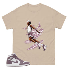 Purple Mauve 1s Zadago Shirt Air Ball Graphic