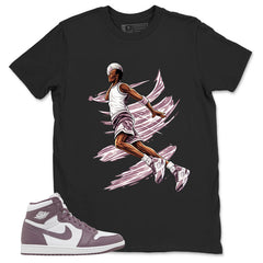 Purple Mauve 1s Zadago Shirt Air Ball Graphic