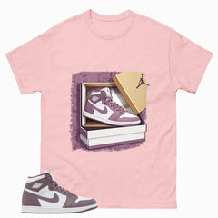 Purple Mauve 1s Zadago Shirt New Kicks Graphic