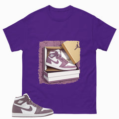 Purple Mauve 1s Zadago Shirt New Kicks Graphic