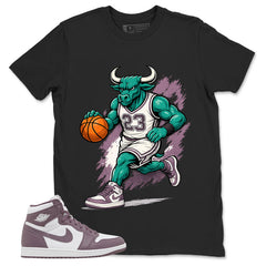 Purple Mauve 1s Zadago Shirt Raging Bull Graphic