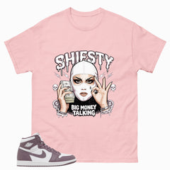 Purple Mauve 1s Zadago Shirt Shiesty Big Money Talking Graphic